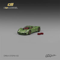 CM Model 1/64 Pagani Utopia Metallic Green