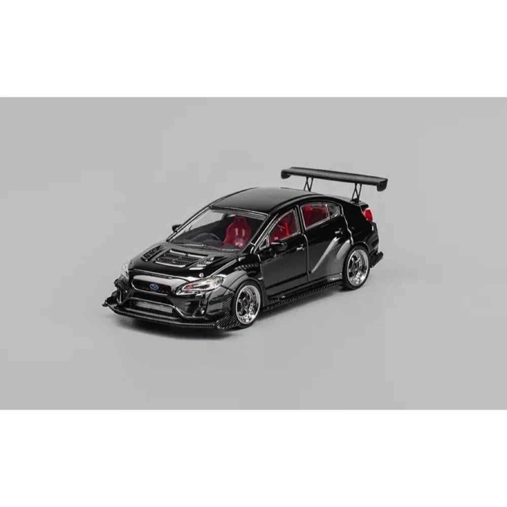 CM Model 64-WRX-06 1/64 Subaru Varis Wide Body 2.0 Chome Black