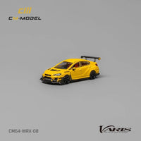 CM Model 1/64 Subaru WRX Varis Widebody 2.0 Yellow