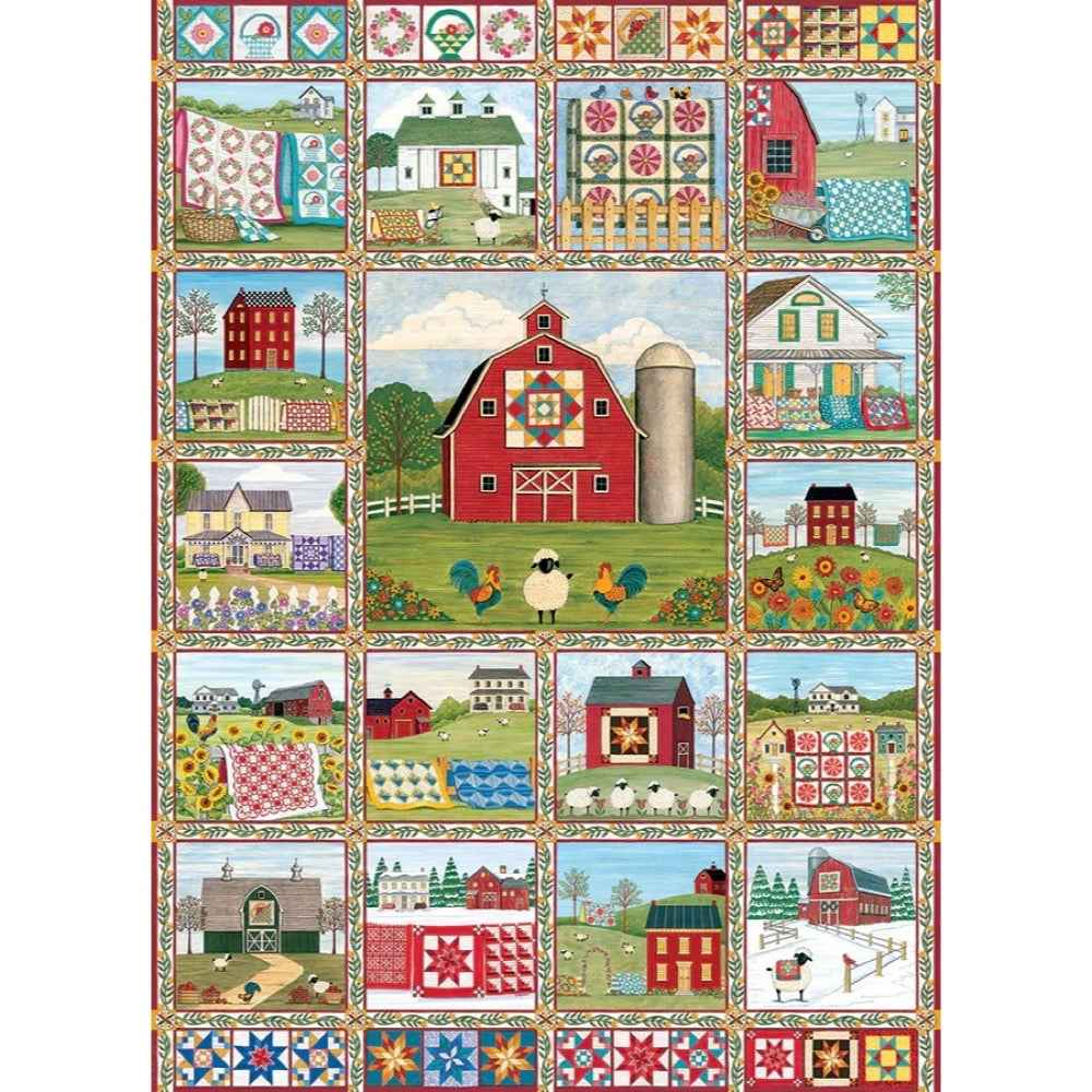 Cobble Hill 40262 Quilt Country 1000pc Jigsaw Puzzle
