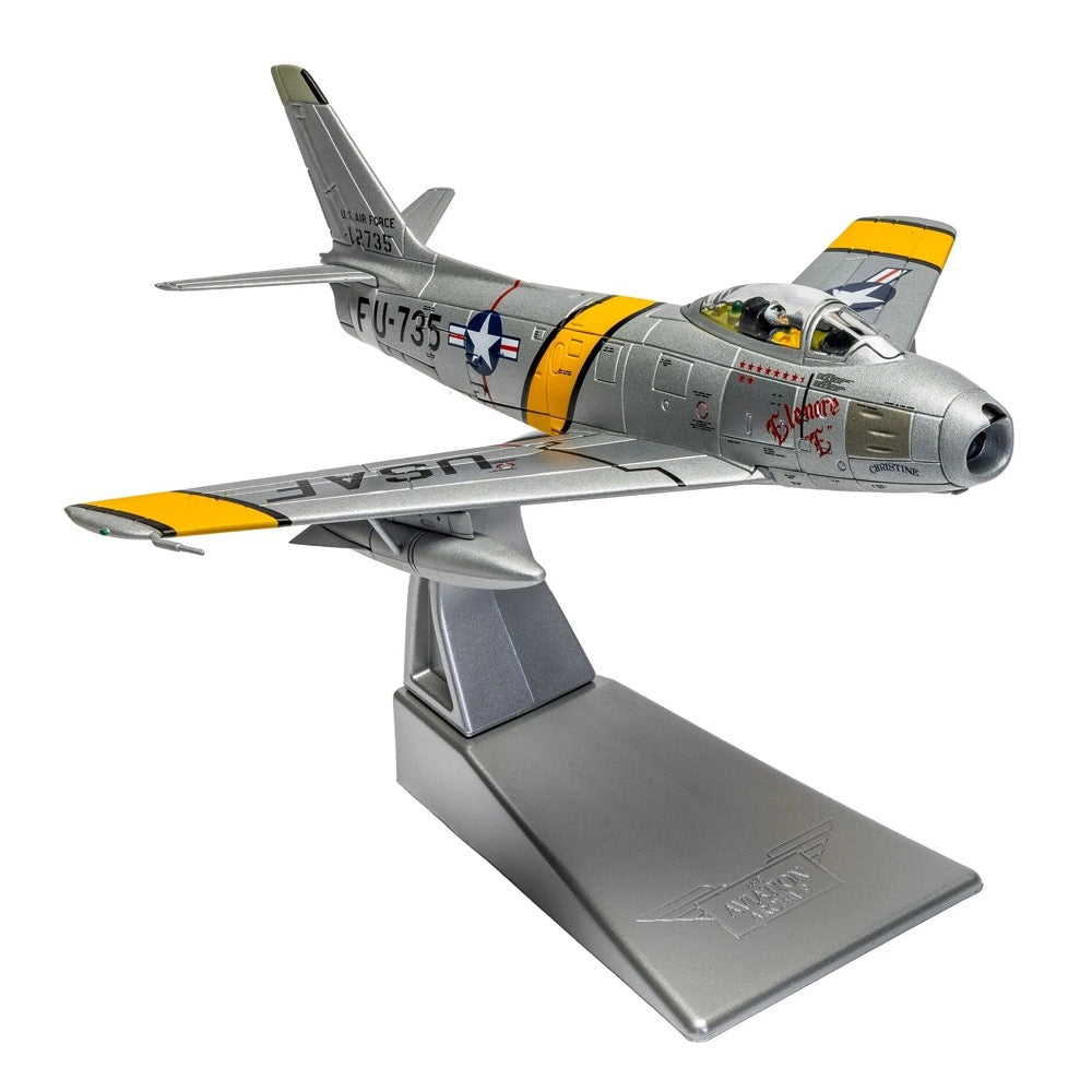 Corgi 1/72 North American F-86E-10-NA Sabre s/n 51-2735/FU-735 Elenore ‚ÄòE‚Äô CHRISTINE Major William T. ‚ÄòBill‚Äô Whisner Jr. 25th FIS 51st FIW Suwon Air Base Korea February 1952