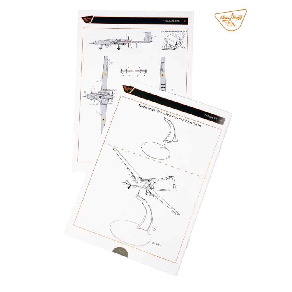 Clear Prop Models 1/48 TB.2 UAV Ukrainian Navy