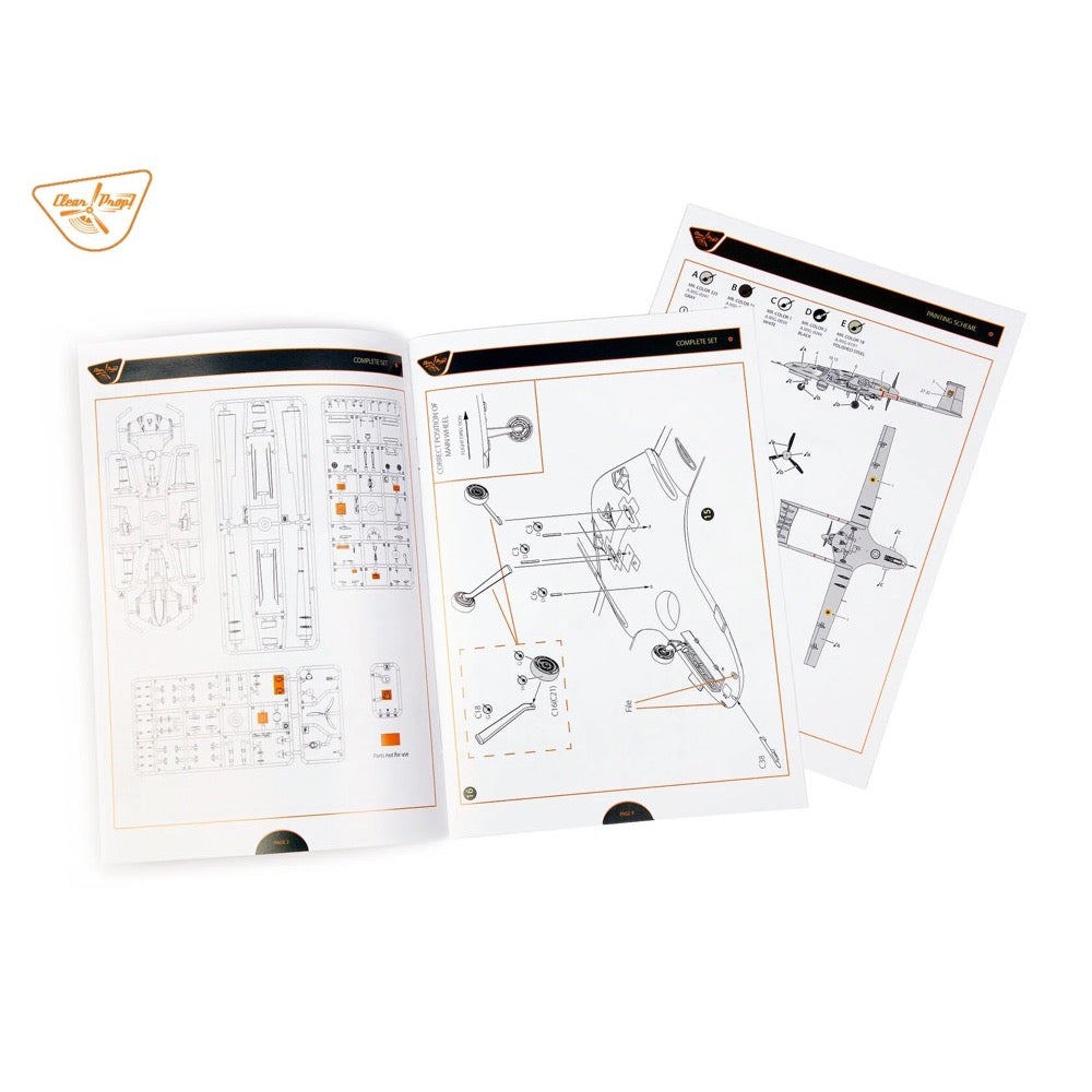 Clear Prop Models 1/48 TB.2 UAV Ukrainian Navy