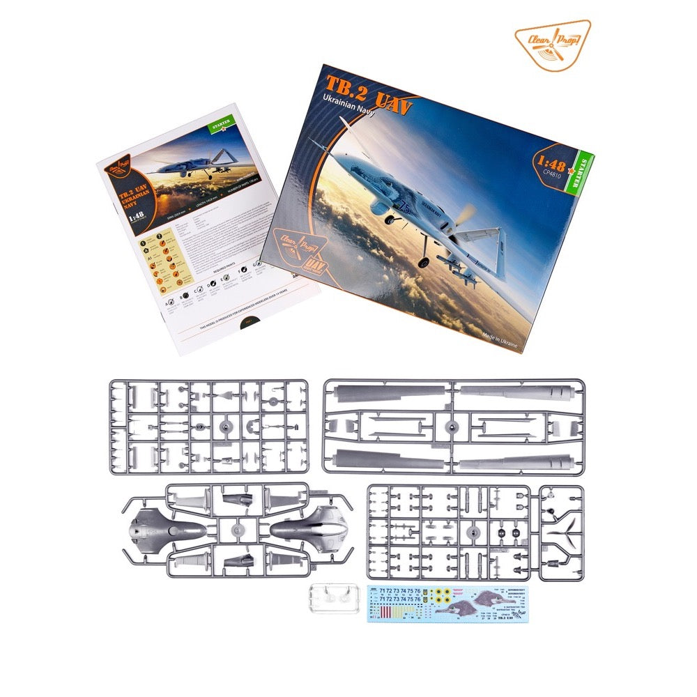 Clear Prop Models 1/48 TB.2 UAV Ukrainian Navy