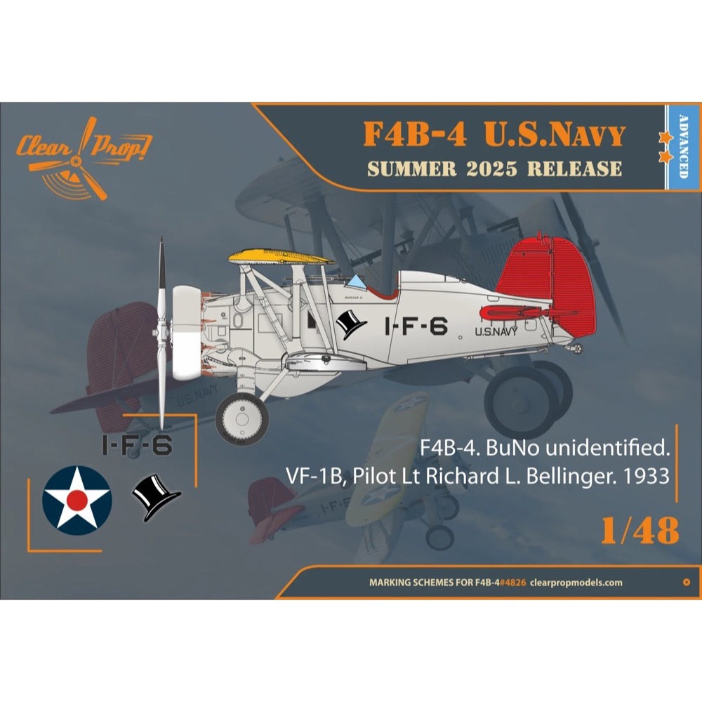 Clear Prop Models 1/48 F4B-4 U.S Navy