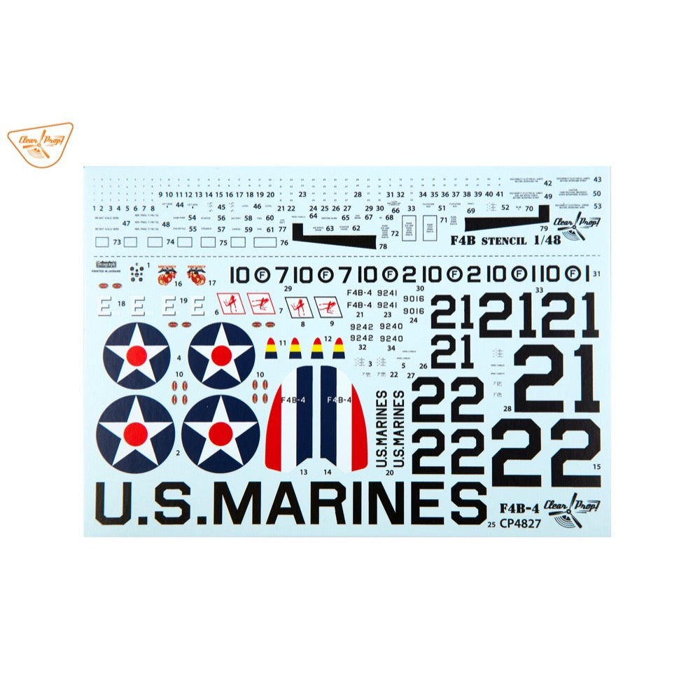 Clear Prop Models 1/48 F4B-4 U.S Marines
