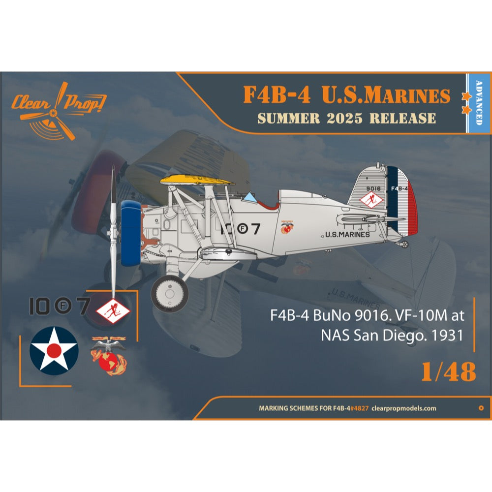 Clear Prop Models 1/48 F4B-4 U.S Marines