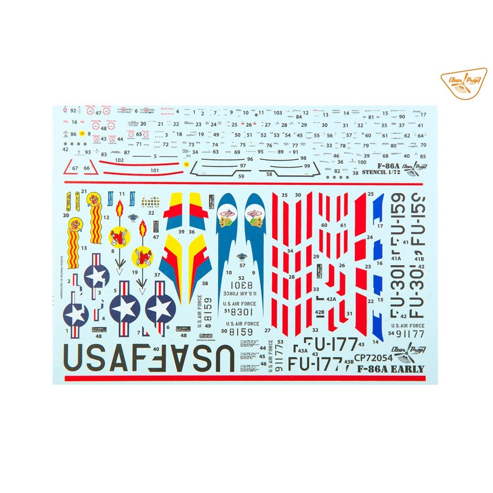 Clear Prop Models 1/72 F-86A