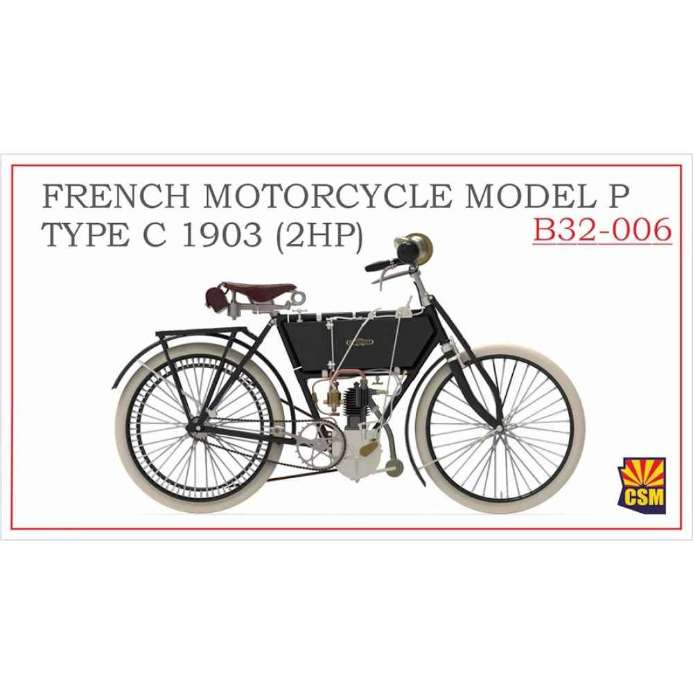 Copper State Models B32-006 1/32 French Motorcycle Model P Type C 1903 (2hp)