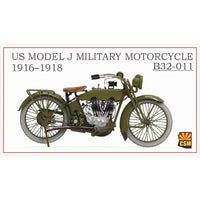 Copper State Models B32-011 1/32 US Model J Military Motorcycle 1916‚Äì1918