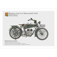 Copper State Models B35-002 1/35 Wanderer 4PS 1916 Motorcycle