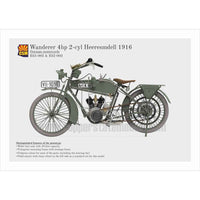 Copper State Models B35-002 1/35 Wanderer 4PS 1916 Motorcycle
