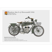 Copper State Models B35-002 1/35 Wanderer 4PS 1916 Motorcycle