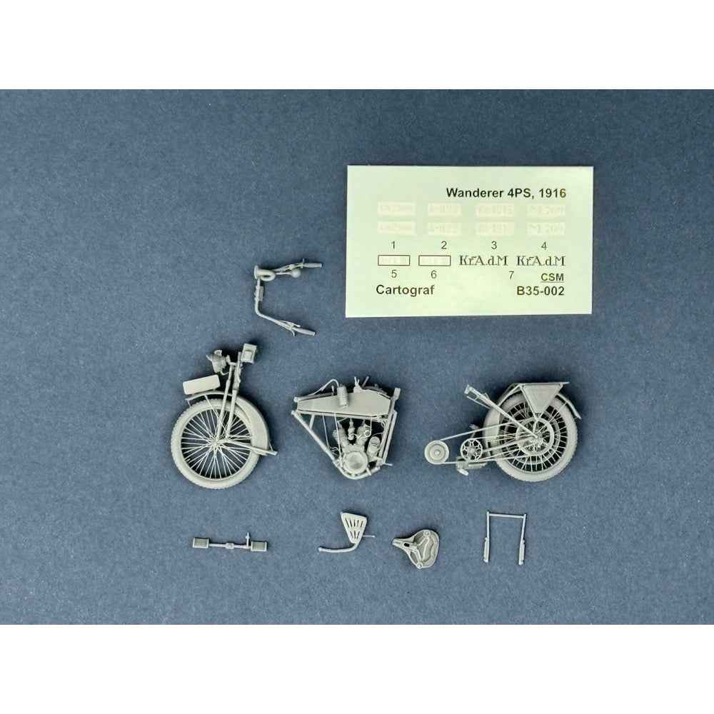 Copper State Models B35-002 1/35 Wanderer 4PS 1916 Motorcycle