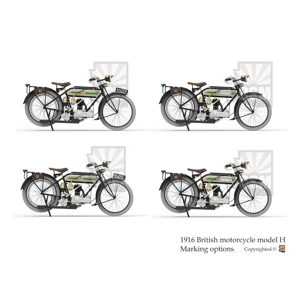 Copper State Models B35-001 1/32 British Motorcycle Triumph Model H
