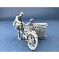 Copper State Models F35-080 1/35 Machine Gun Corps Rider Starting A Motorcycle
