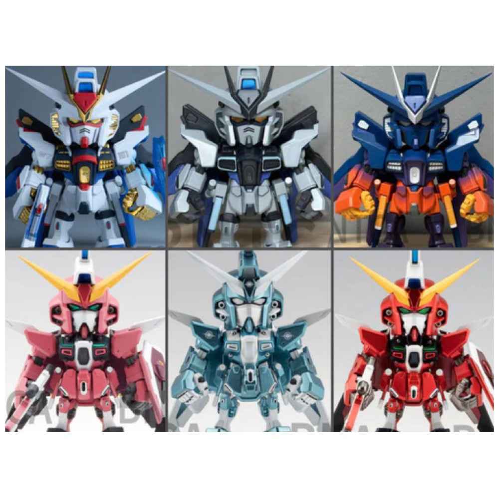 Bandai CT232176 QMSV Mini Strike Freedom Gundam & Infinite Justice Gundam