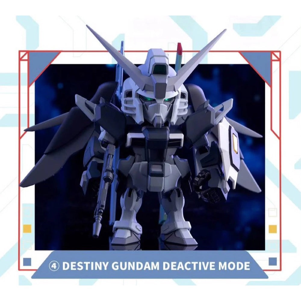 Bandai QMSV Mini Strike Freedom Gundam & Destiny Gundam