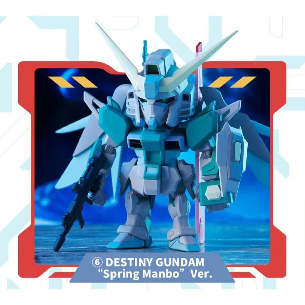 Bandai QMSV Mini Strike Freedom Gundam & Destiny Gundam