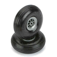 Du-Bro 250TL 2-1/2in Diameter Treaded Lightweight Wheel (2-Pack)