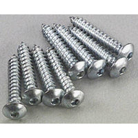 DUBRO 526 2 X 1/2 Button Hd Sht Metal Scw 8pc