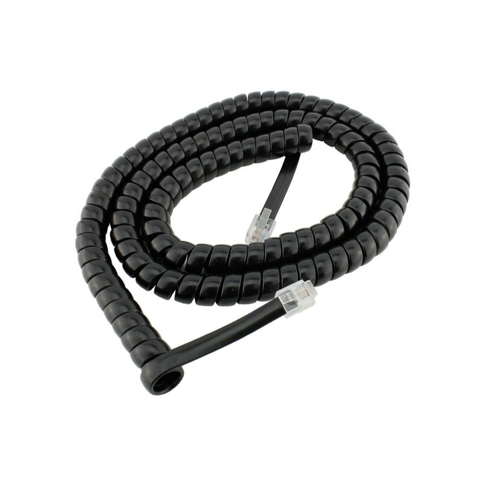 DCC Concepts DCD-ACL RJ12 6 pin Curly Cord For Powercab and Cobalt Alpha 2m | Metro Hobbies