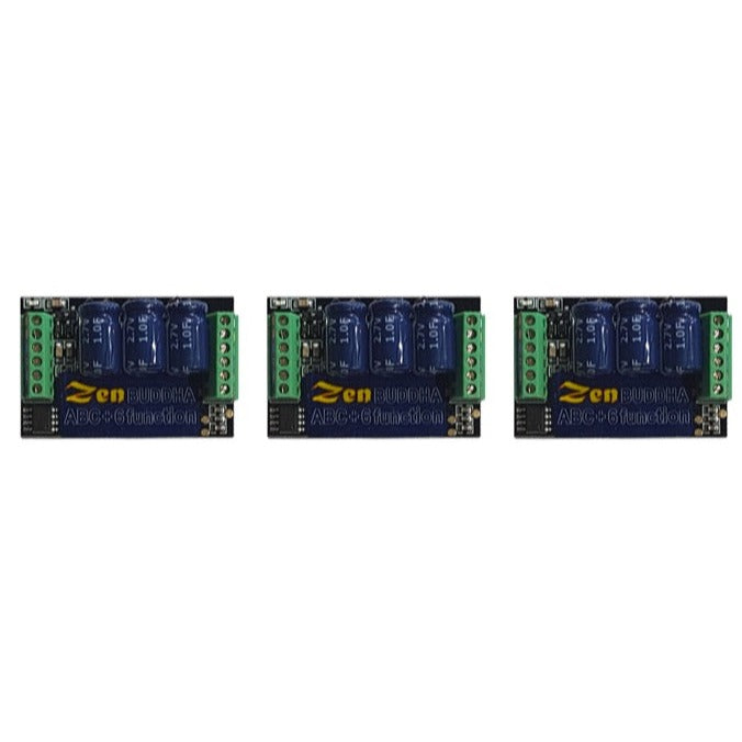DCC Concepts Zen Black Decoder O and Large Scale 6 Functions Built-in High Power Stay Alive 3pk DCD-ZBHP.6-3 934739400626