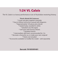 DDA 707K 1/24 Holden VL Calais Plastic Kit