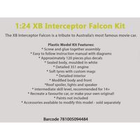 DDA 911K 1/24 XB V8 Interceptor Ford Falcon Sealed Body Opening Bonnet with Engine