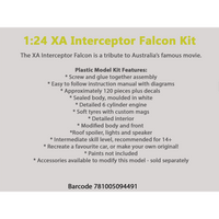 DDA 912K 1/24 XA Interceptor Ford Falcon Sealed Body Opening Bonnet with Engine