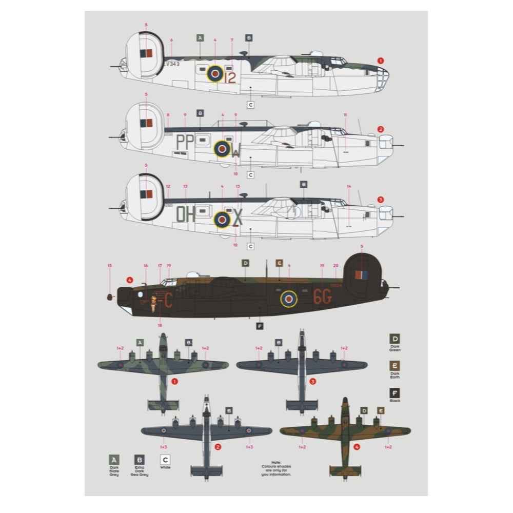 DK Decals 1/48 Description:Consolidated B-24 Liberator in RAF Service