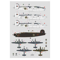 DK Decals 1/48 Description:Consolidated B-24 Liberator in RAF Service