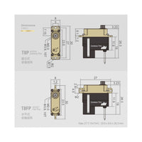 Dualsky T8FP Flat Thin Coreless Plus Programmable HV Wing Servo