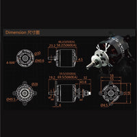 Dualsky XM5060EA-12 400kv Brushless Motor