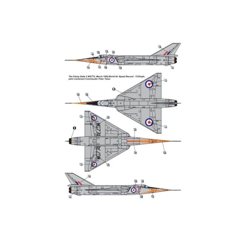 Dora Wings 1/48 Fairey Delta 2
