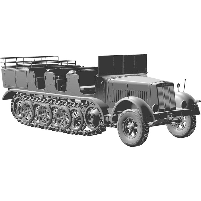 Das Werk 35037 1/35 Mtl. Zgkrwg. 8t, Sd.Kfz. 7 with Crew