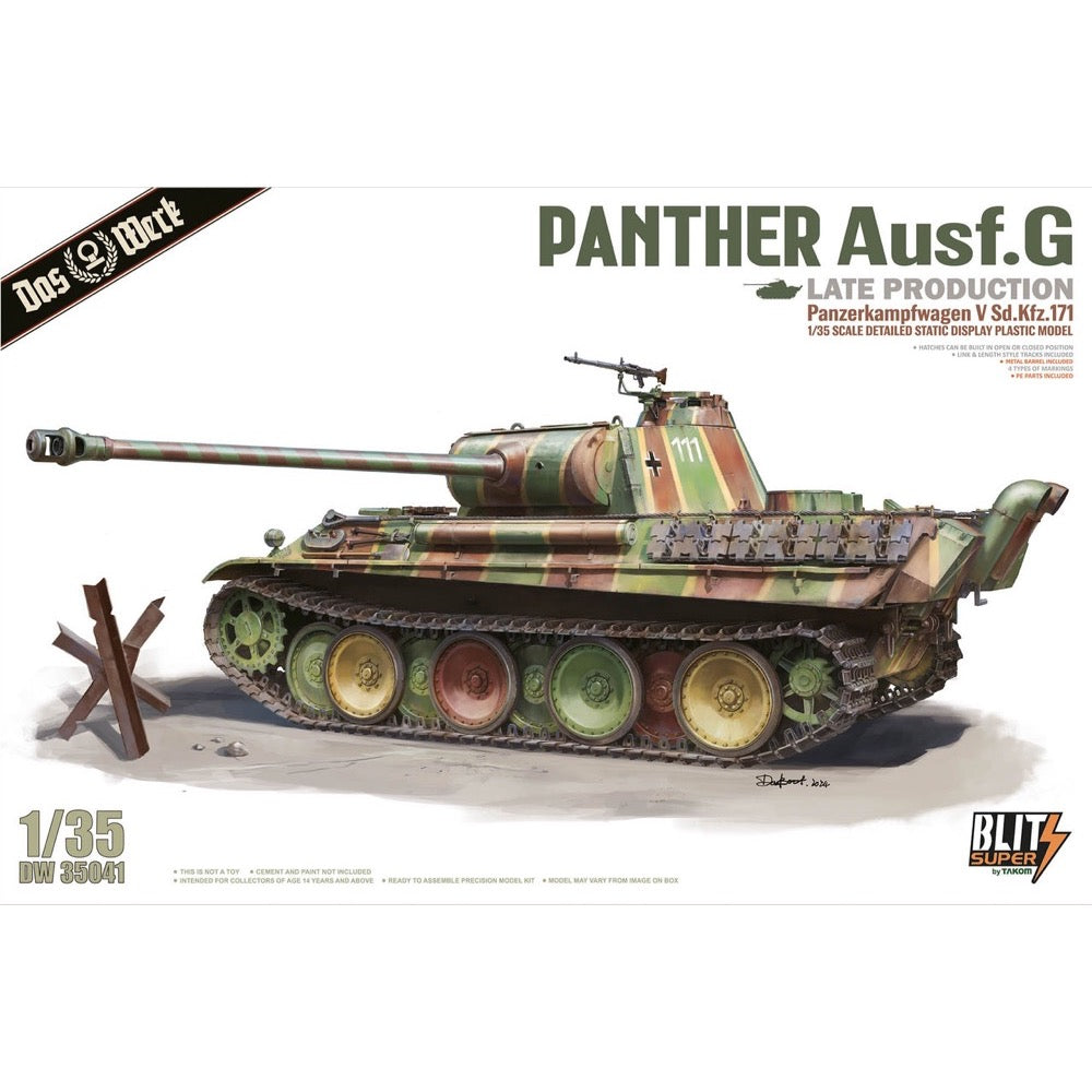 Das Werk 35041 1/35 Pz.Kpfw.V Ausf.G Panther Late Production