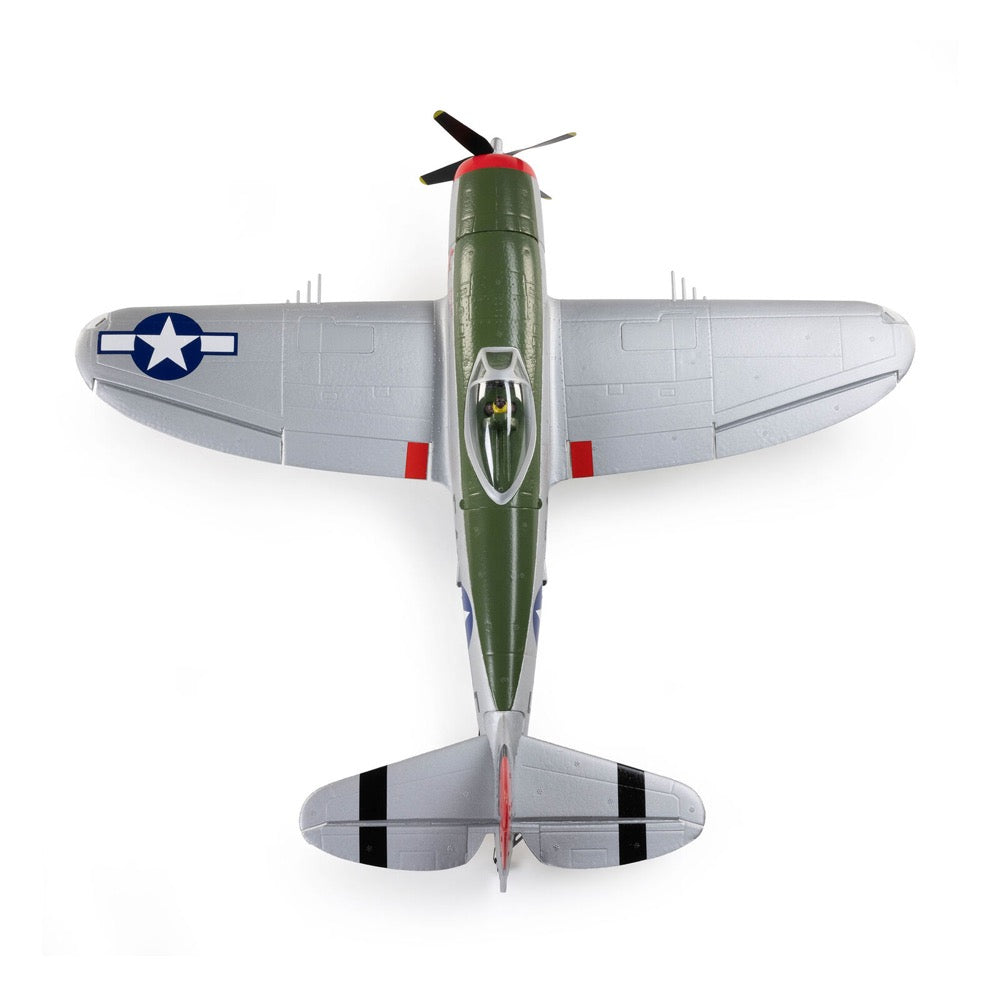 E-Flite Micro P-47 Thunderbolt 625mm BNF Basic with AS3X and SAFE Select