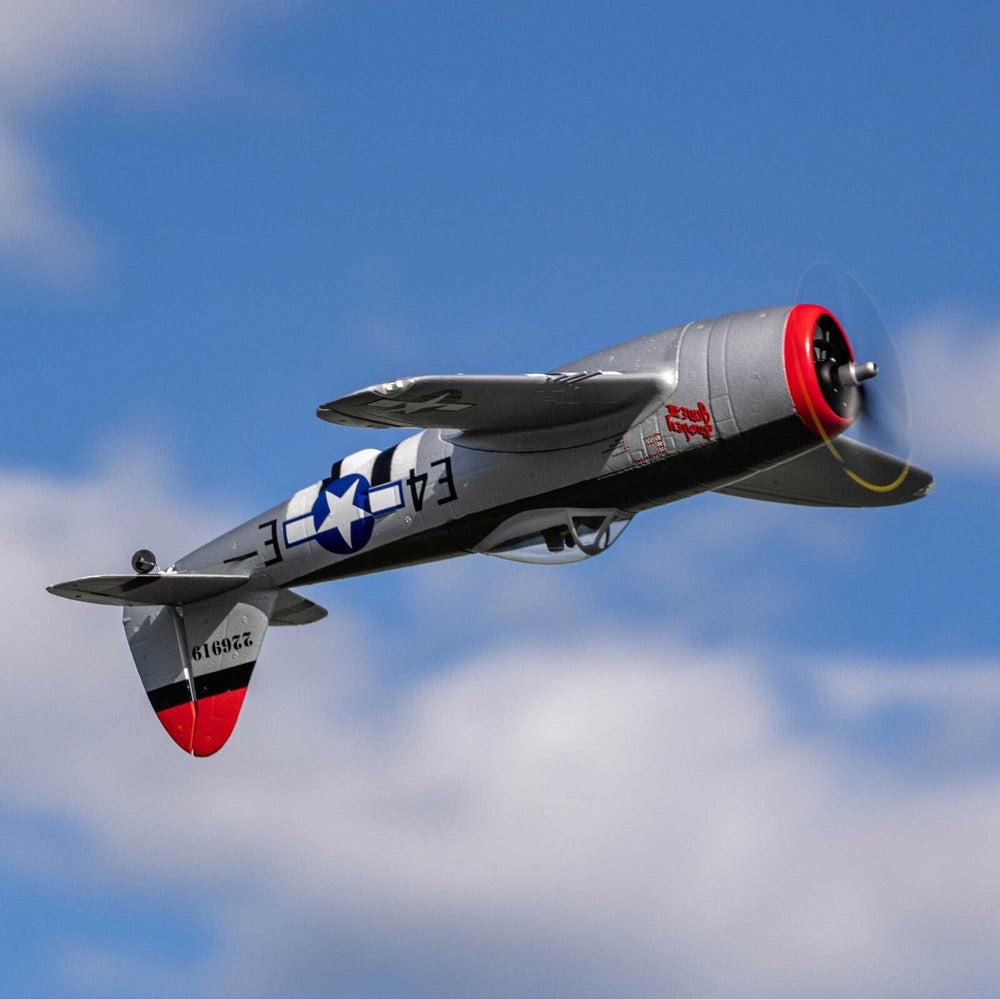 E-Flite Micro P-47 Thunderbolt 625mm BNF Basic with AS3X and SAFE Select