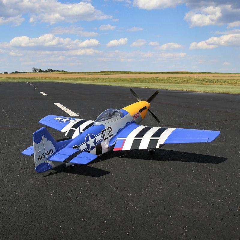 E-Flite EFL01250 P-51D Mustang 1.5m RC Plane (Bind-n-Fly Basic)