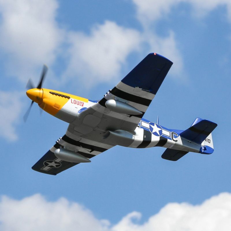 E-Flite EFL01250 P-51D Mustang 1.5m RC Plane (Bind-n-Fly Basic)