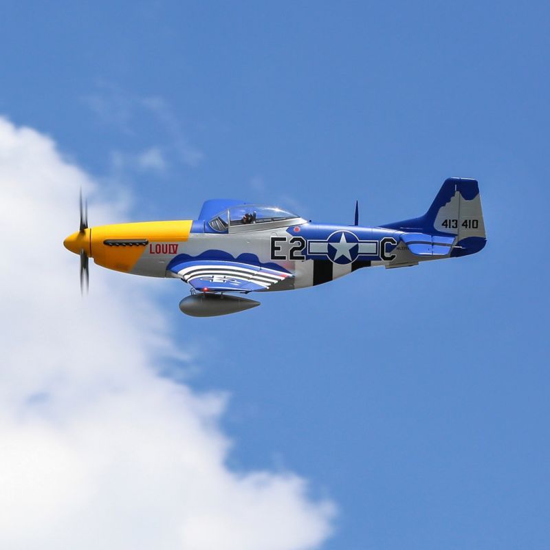 E-Flite EFL01250 P-51D Mustang 1.5m RC Plane (Bind-n-Fly Basic)