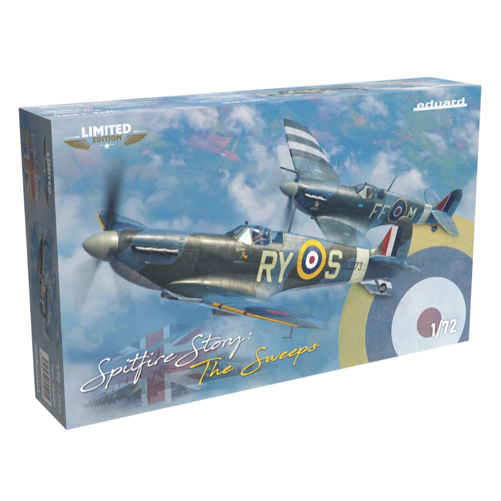 Eduard 1/72 Spitfire Story: The Sweeps Dual Combo Plastic Model Kit