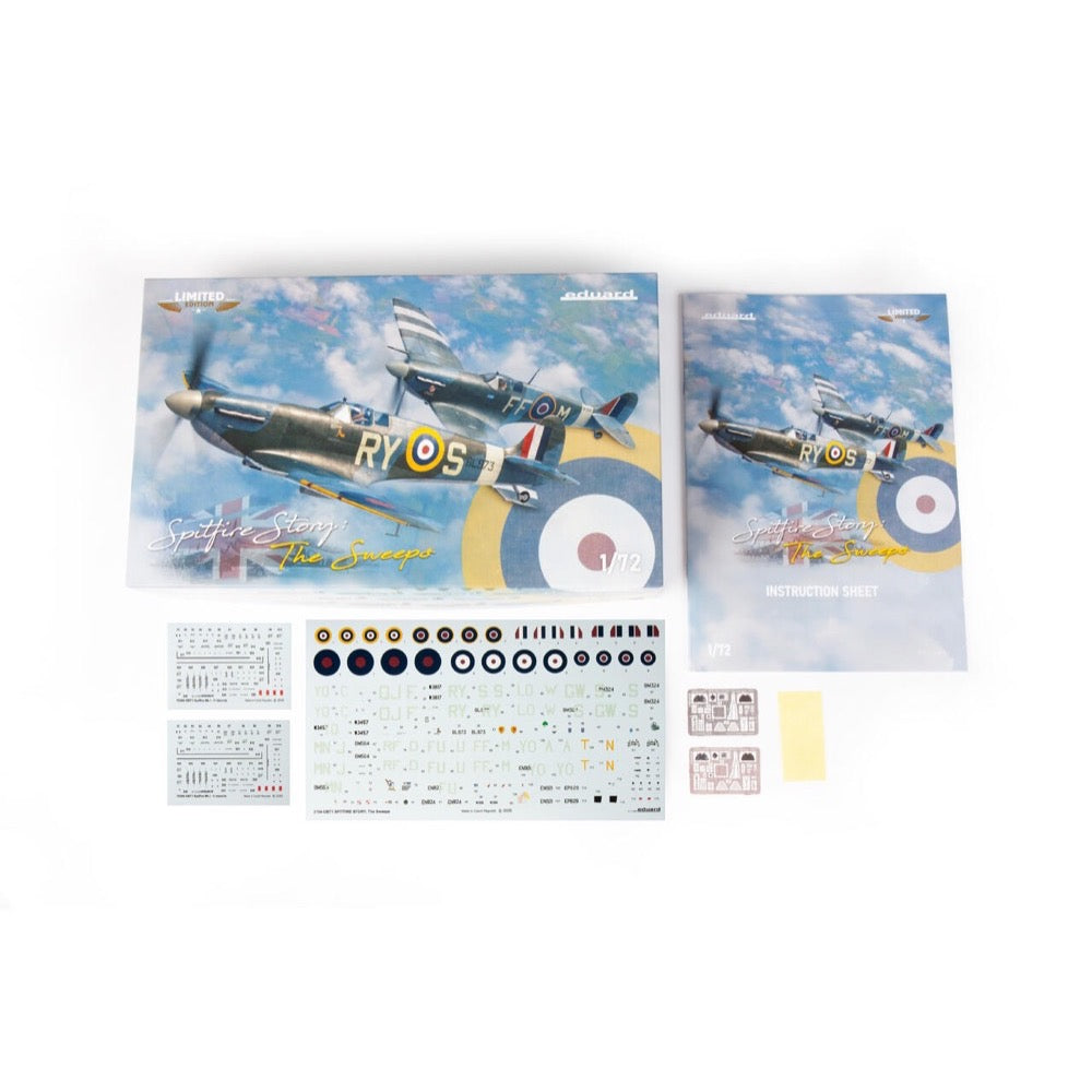 Eduard 1/72 Spitfire Story: The Sweeps Dual Combo Plastic Model Kit