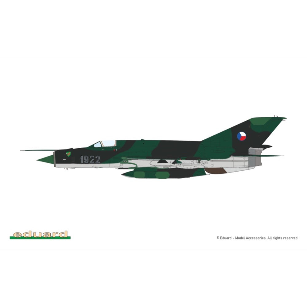 Eduard 1/72 ERKA / MiG-21R V Ceskoslovensku Model Kit