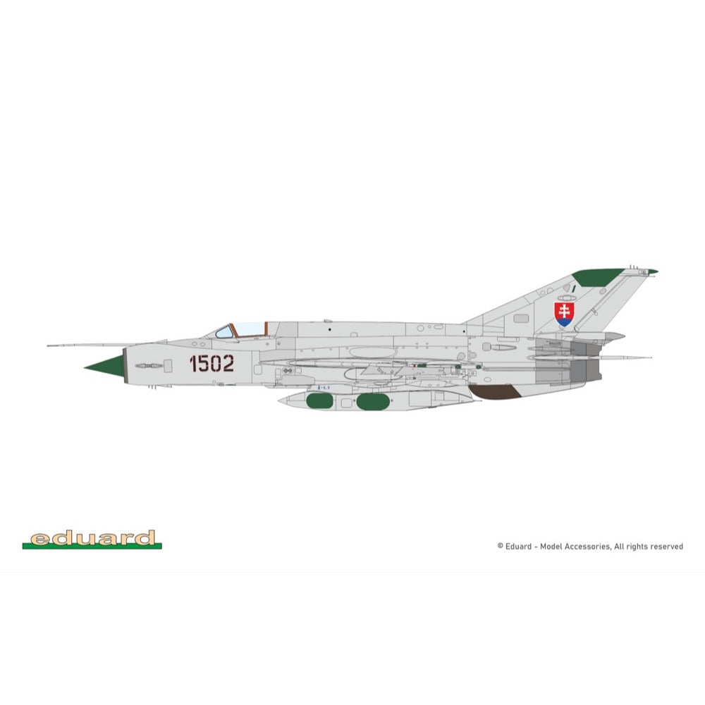 Eduard 1/72 ERKA / MiG-21R V Ceskoslovensku Model Kit
