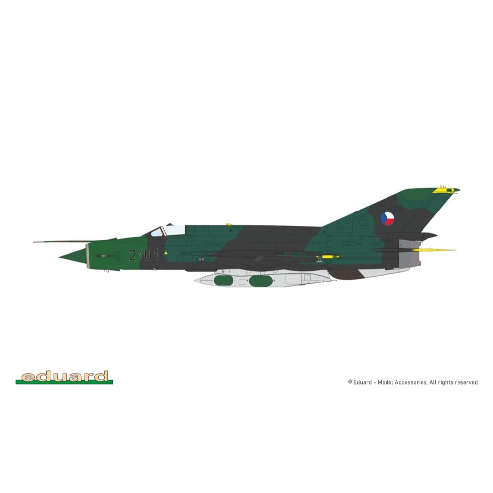 Eduard 1/72 ERKA / MiG-21R V Ceskoslovensku Model Kit