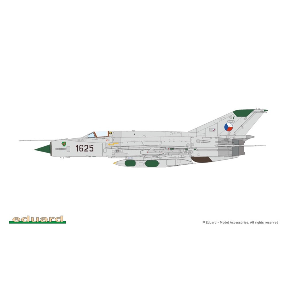 Eduard 1/72 ERKA / MiG-21R V Ceskoslovensku Model Kit