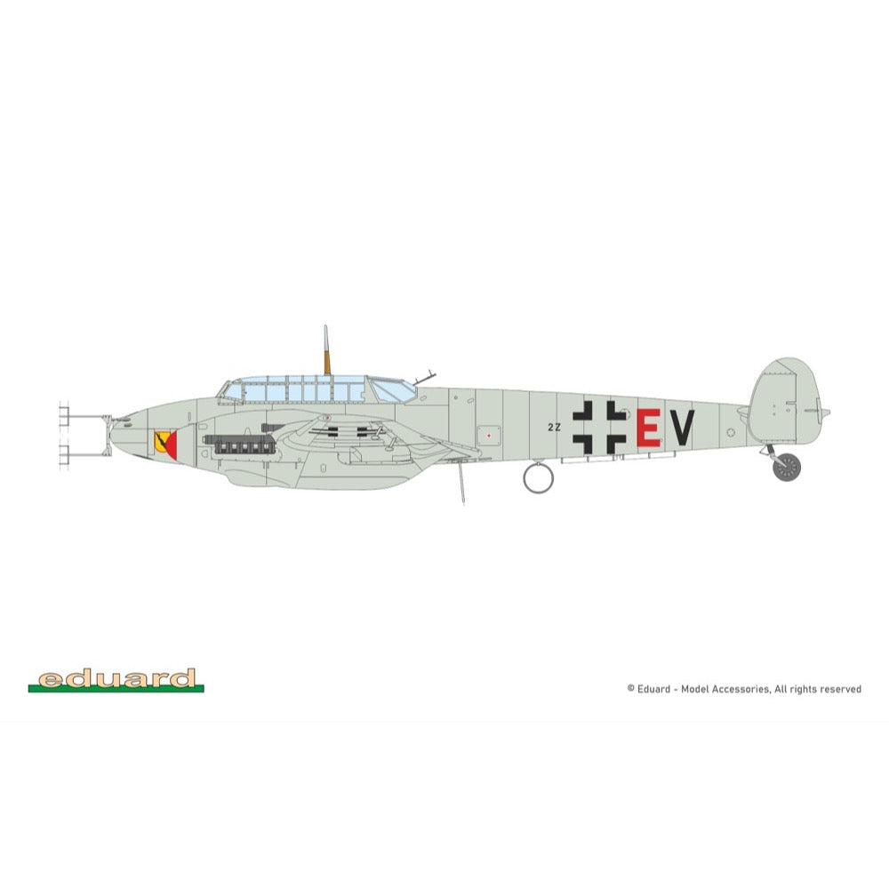 Eduard 1/72 Bf 110F ProfiPACK Model Kit