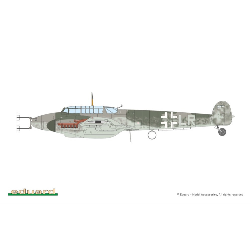 Eduard 1/72 Bf 110F ProfiPACK Model Kit